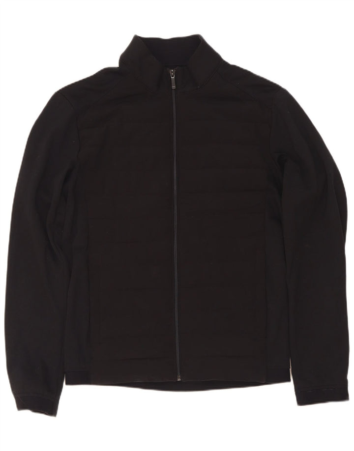 Zara Hombre Chándal Top Chaqueta Mediana Nylon Negro