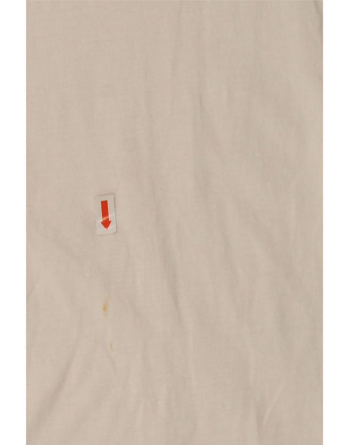 KAPPA Mens T-Shirt Top Medium White Cotton Vintage Kappa and Second-Hand Kappa from Messina Hembry 