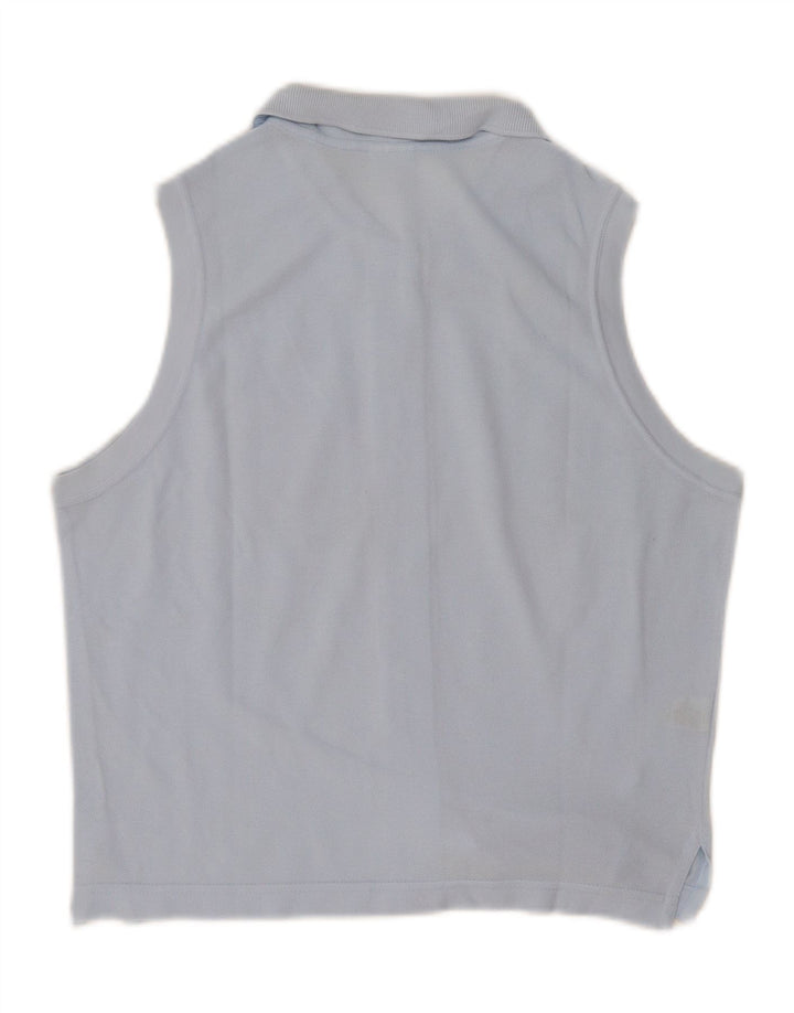 Blusa Lacoste Mujer Sin Mangas Talla 44 Algodón Azul Grande