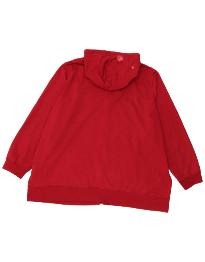 Marks & Spencer Suéter con capucha y cremallera para hombre Autograph XL Poliéster rojo