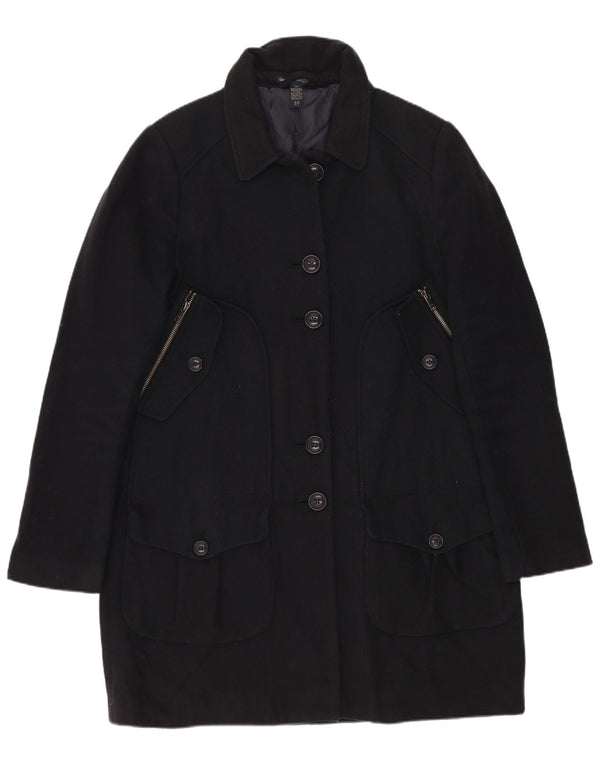 Abrigo Gap para mujer UK 10 Small Lana azul marino