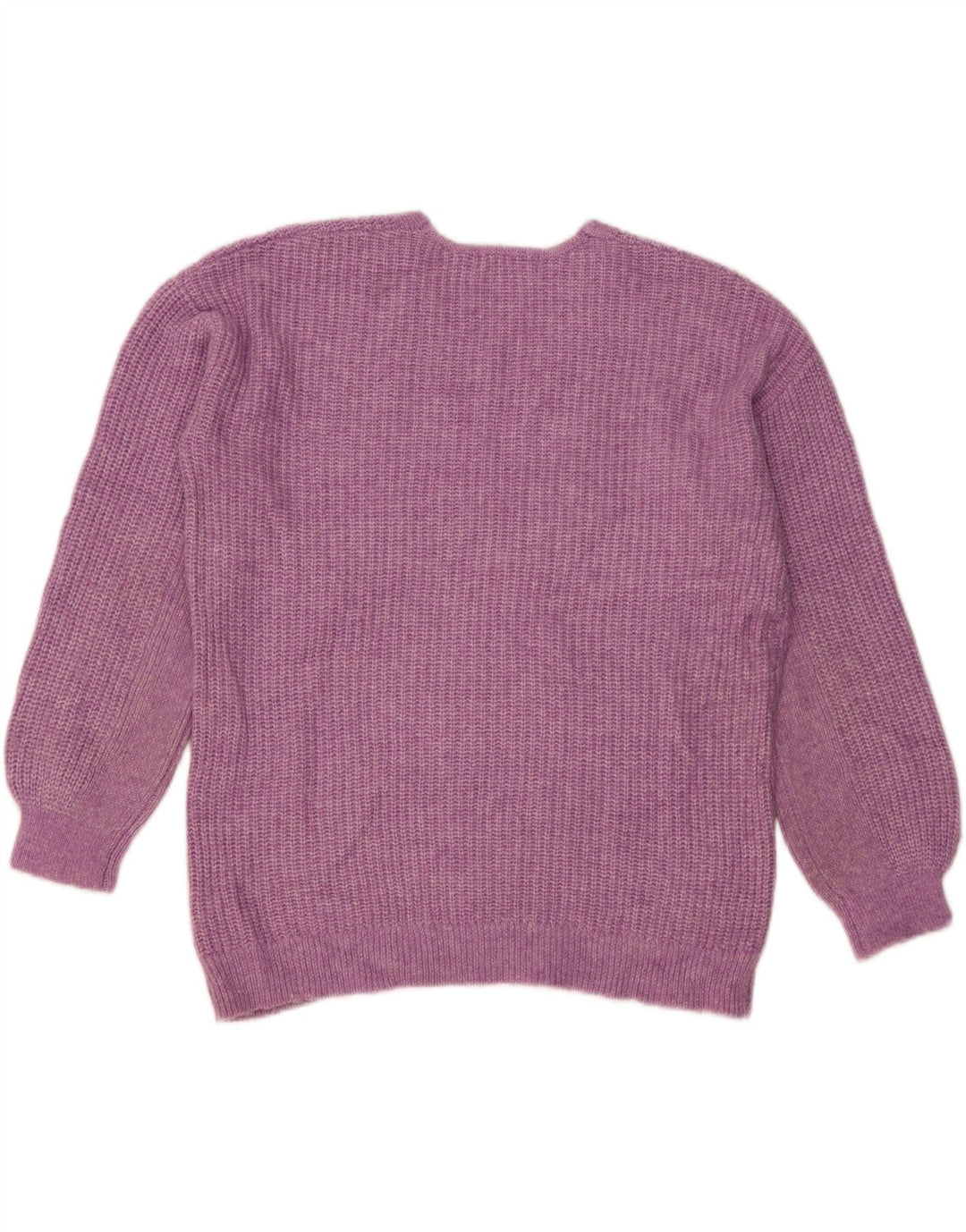 Marks & Spencer Suéter extragrande con cuello en V para mujer UK 44 Medio Púrpura