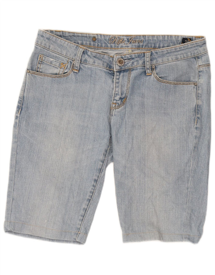 Pantalones cortos de mezclilla para hombre Rifle W30 azul medio