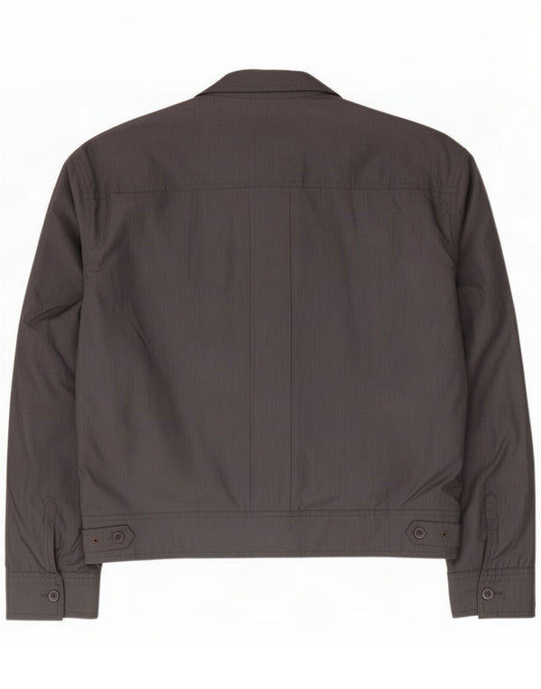 Chaqueta Trussardi con cremallera y ajuste regular para hombre UK 36 Small Grey Poliéster