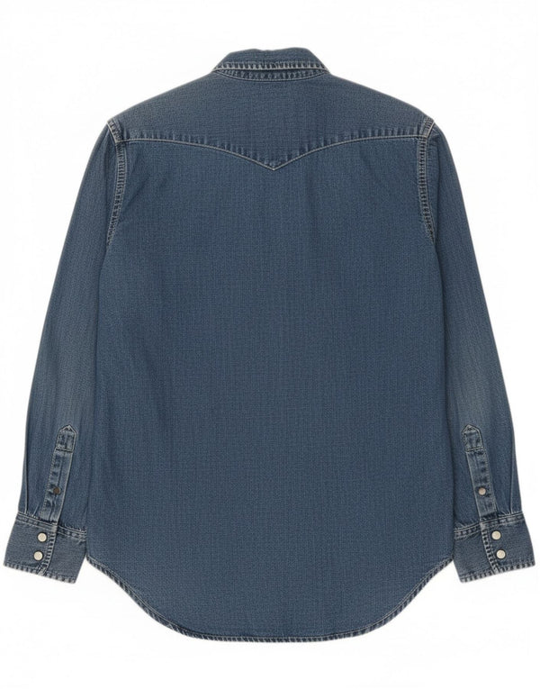 Levi's Hombre Camisa Vaquera Pequeña Algodón Azul