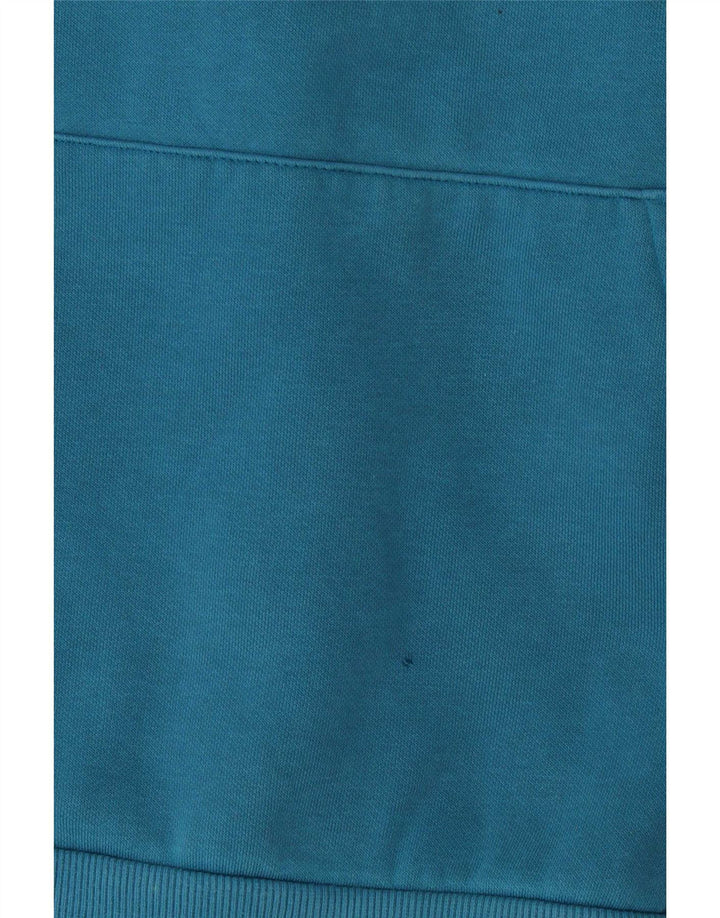 Puma Hombre Sudadera Con Capucha Gráfica Jersey De Algodón Azul Medio