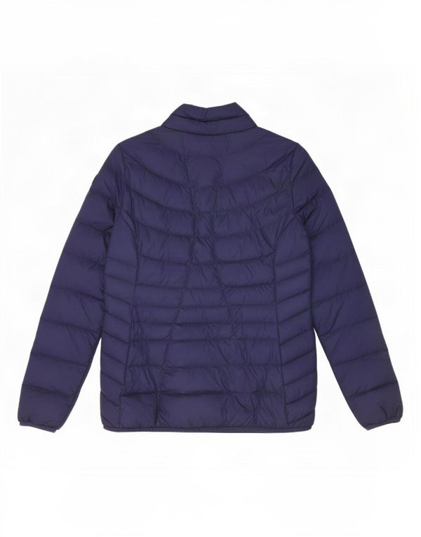 Puma Chaqueta acolchada para mujer UK 10 Small Azul marino Nylon