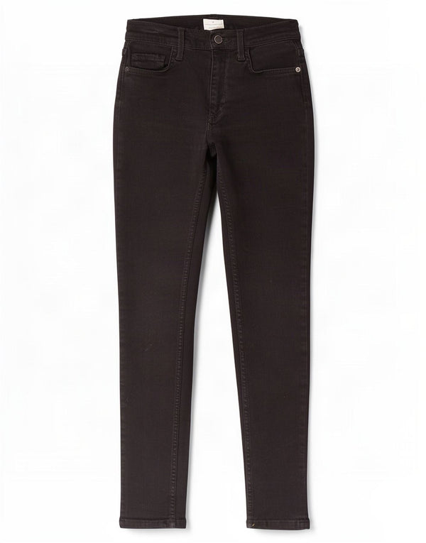 French Connection Vaqueros pitillo para mujer UK 6 XS W25 L29 Negro
