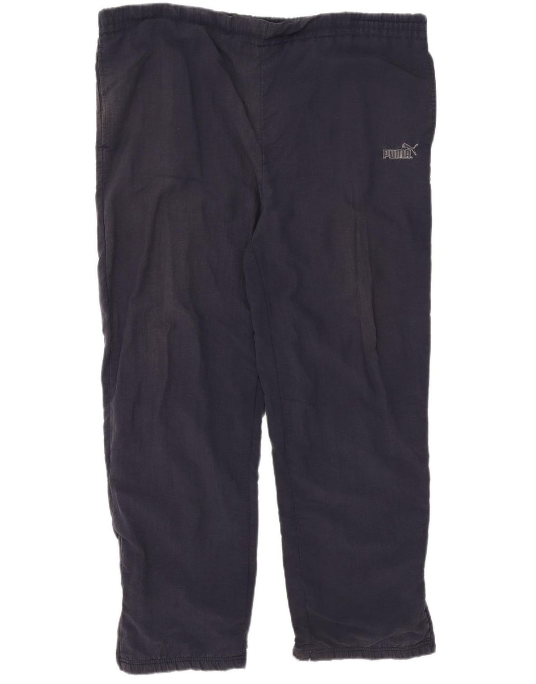 Puma - Pantalón de chándal para hombre, talla grande, nailon azul marino