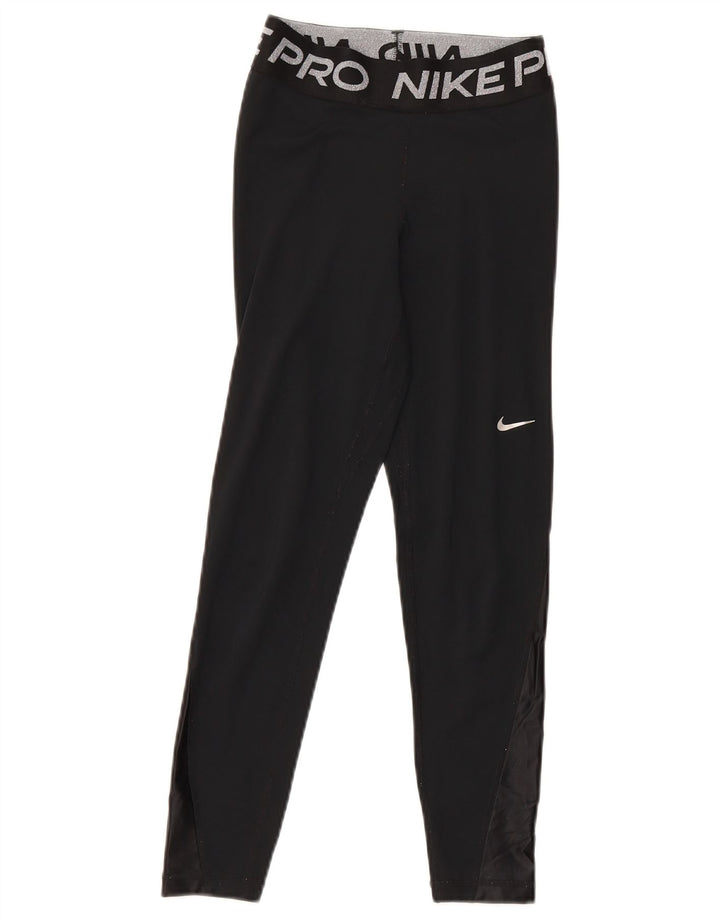 Nike Leggings Dri Fit Graphic para mujer UK 6 XS Poliéster negro
