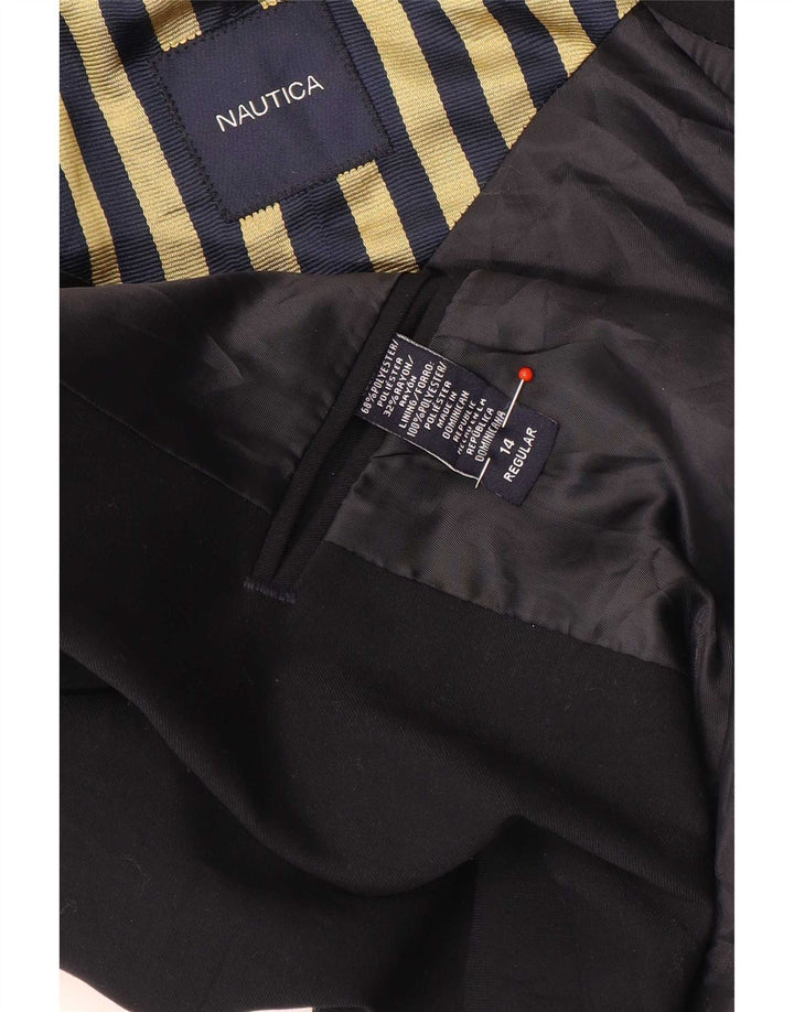 Nautica Chaqueta tipo blazer de 2 botones para niño 13-14 años Poliéster negro
