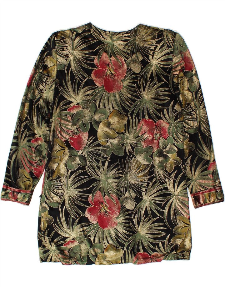 YOUR SIXTH SENSE Womens Blazer Jacket IT 42 Medium Multicoloured Floral Vintage Your Sixth Sense and Second-Hand Your Sixth Sense from Messina Hembry 