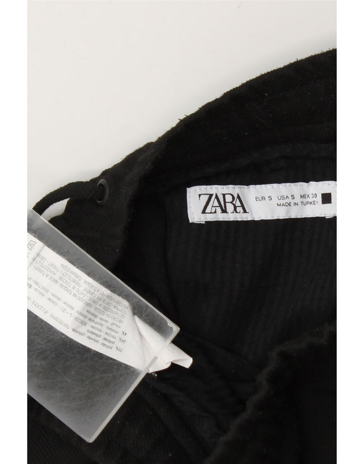 Zara Hombre Sport Shorts Small Negro Poliéster