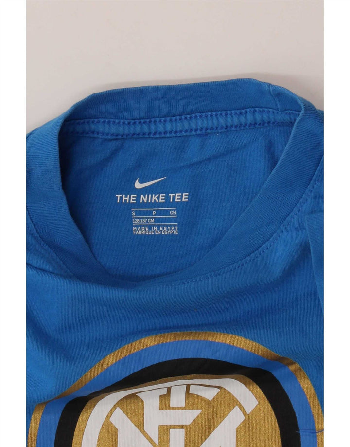 Nike Camiseta gráfica del Inter de Milán para niños 8-9 años Small Azul