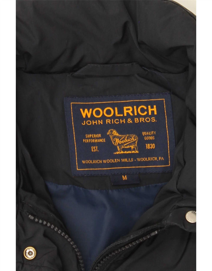 Woolrich Chaqueta Acolchada Para Mujer UK 12 Medium Azul Marino