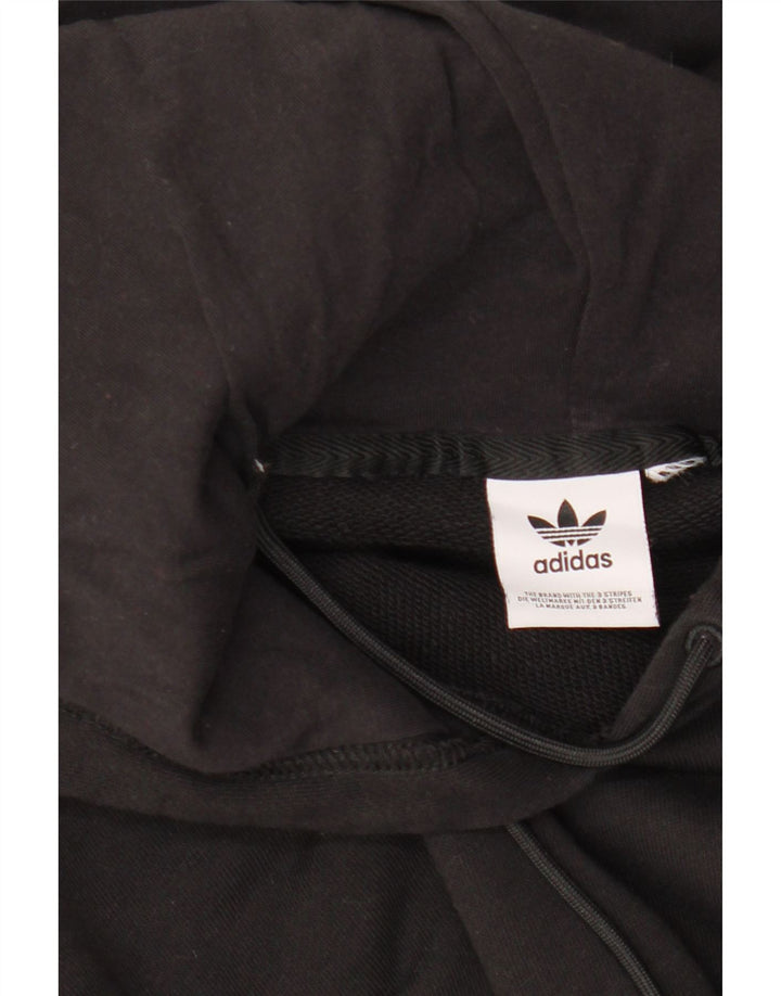 ADIDAS Jersey con capucha de gran tamaño para mujer Reino Unido 46 Grande Negro