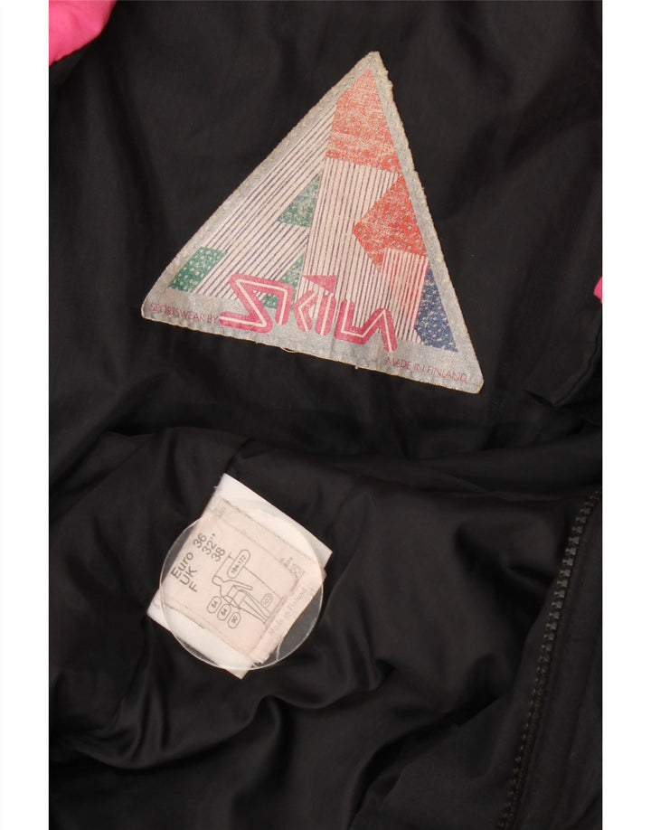 Skila Chaqueta cortavientos extragrande para mujer EU 36 Small Black Colourblock