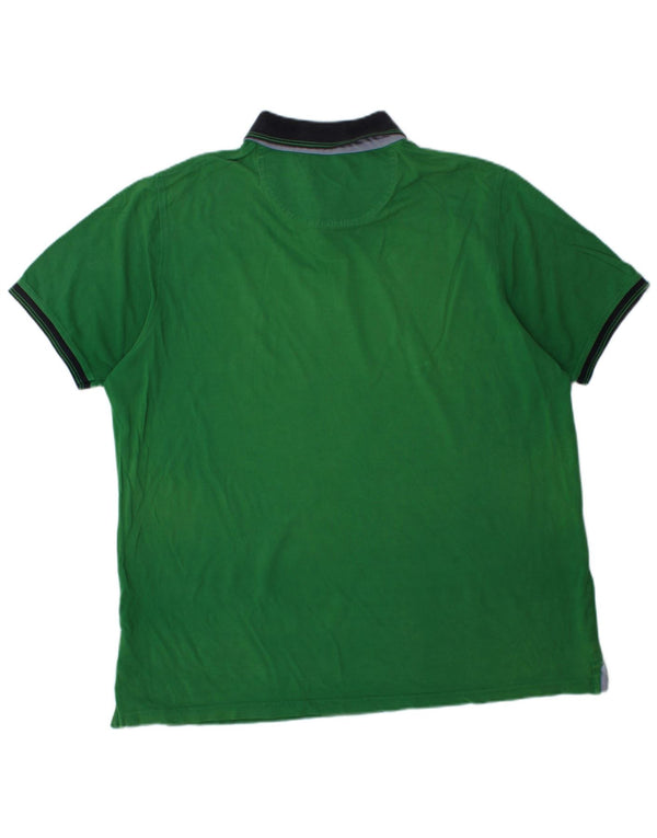 Bugatti Polo Hombre 3XL Algodón Verde