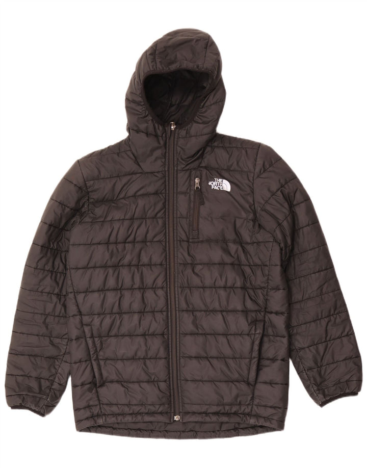 The North Face Chaqueta acolchada con capucha para niño 14-15 años XL Negro Poliéster