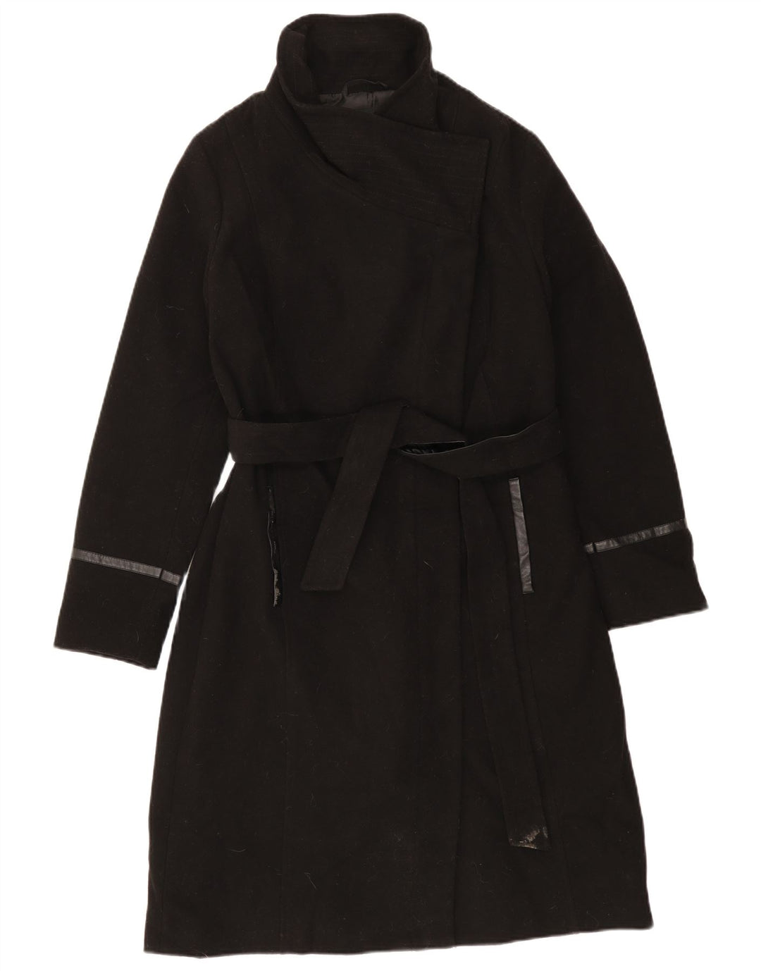 Abrigo Oasis para mujer UK 46 Grande Poliéster negro