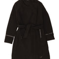 Abrigo Oasis para mujer UK 46 Grande Poliéster negro