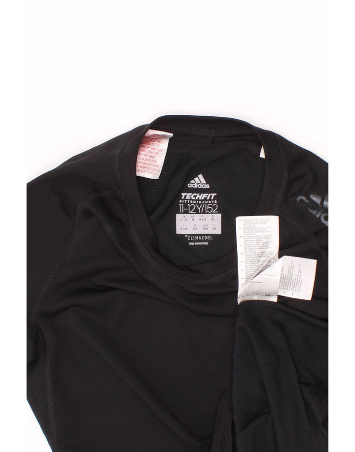 Adidas Chicos Climacool Camiseta Top 11-12 Años Negro Poliéster
