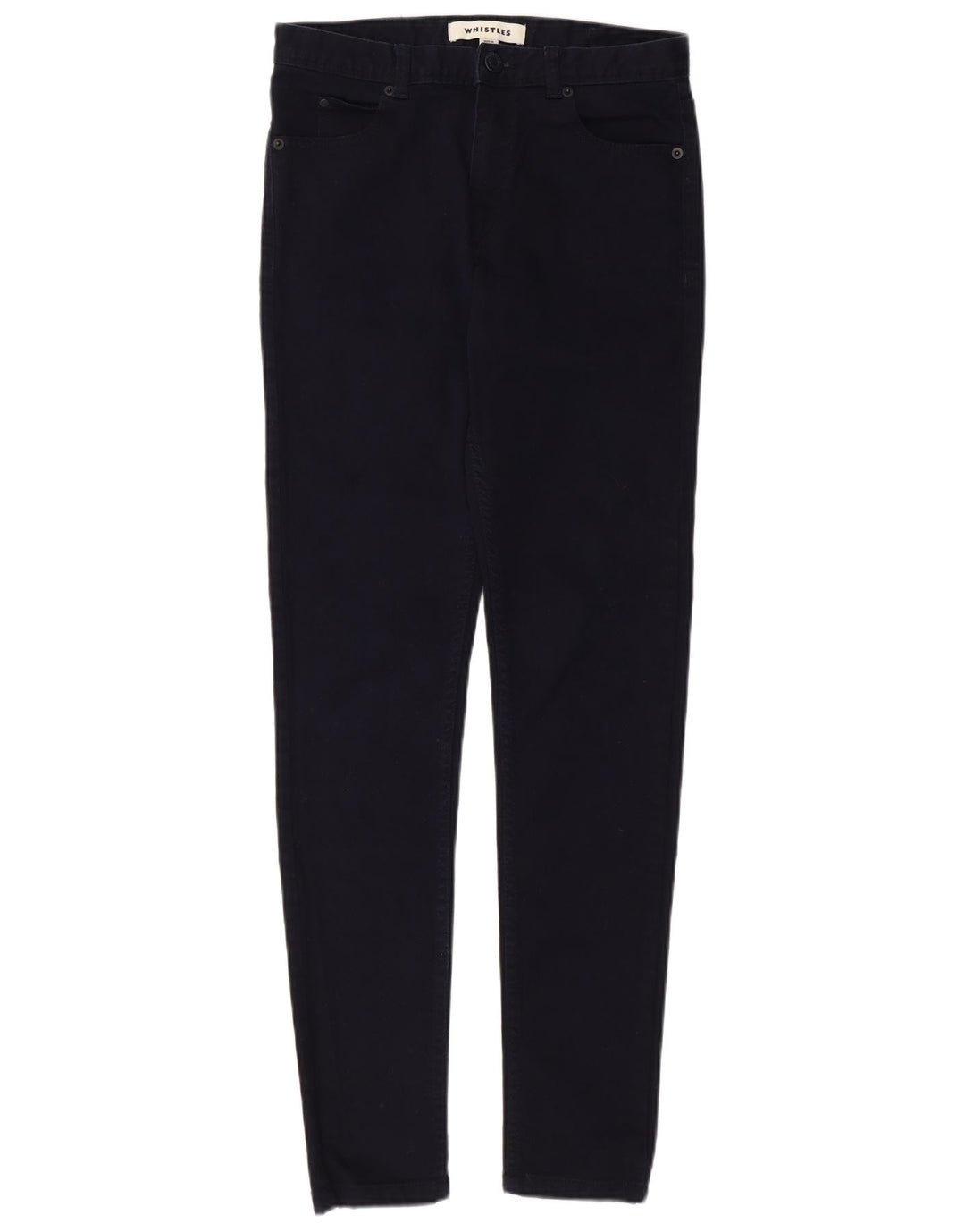 Vaqueros pitillo para mujer WHISTLE W28 L29 Algodón azul marino