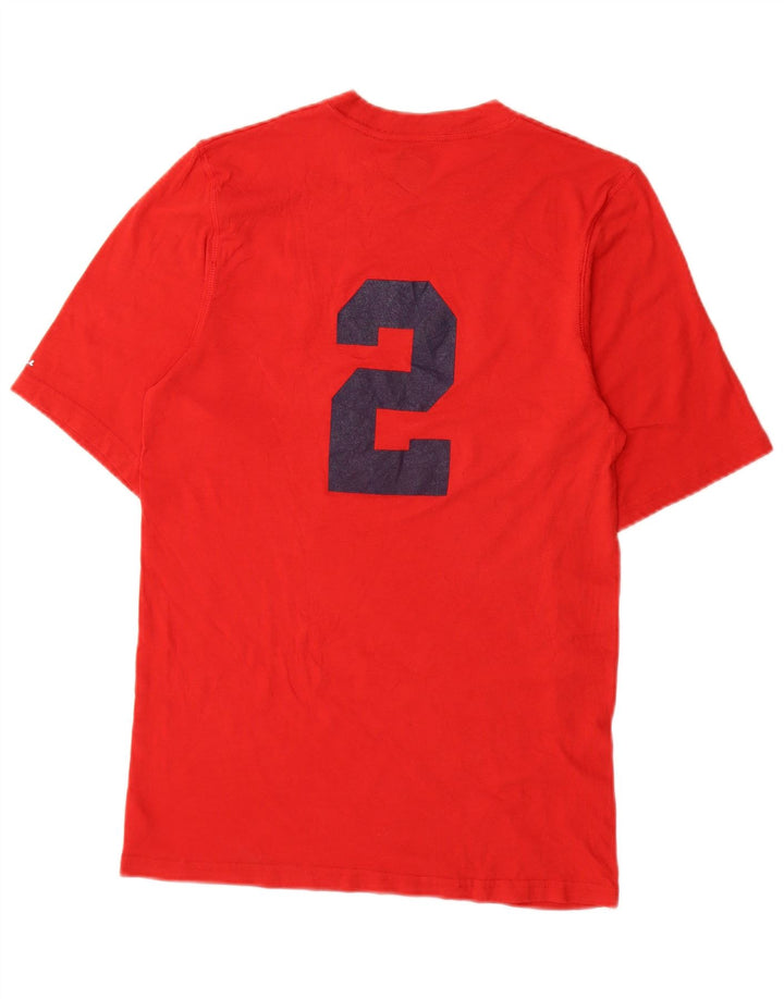 RUSSELL ATHLETIC Camiseta gráfica para hombre Top pequeño poliéster rojo