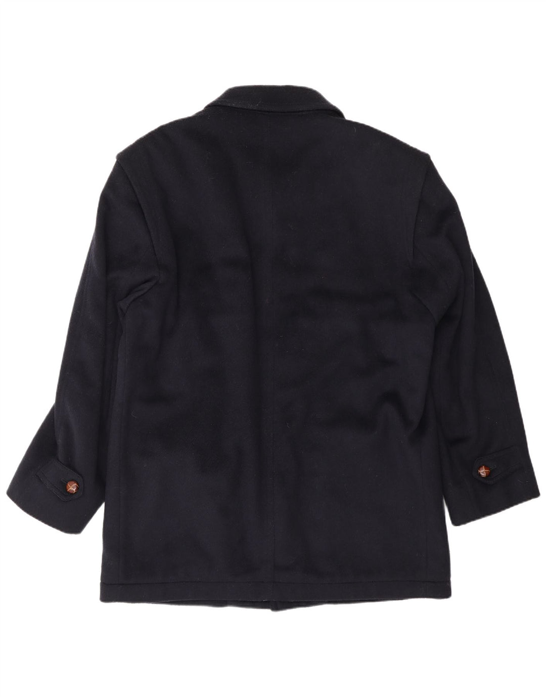 Lebole Abrigo para hombre Reino Unido 44 Grande Lana azul marino