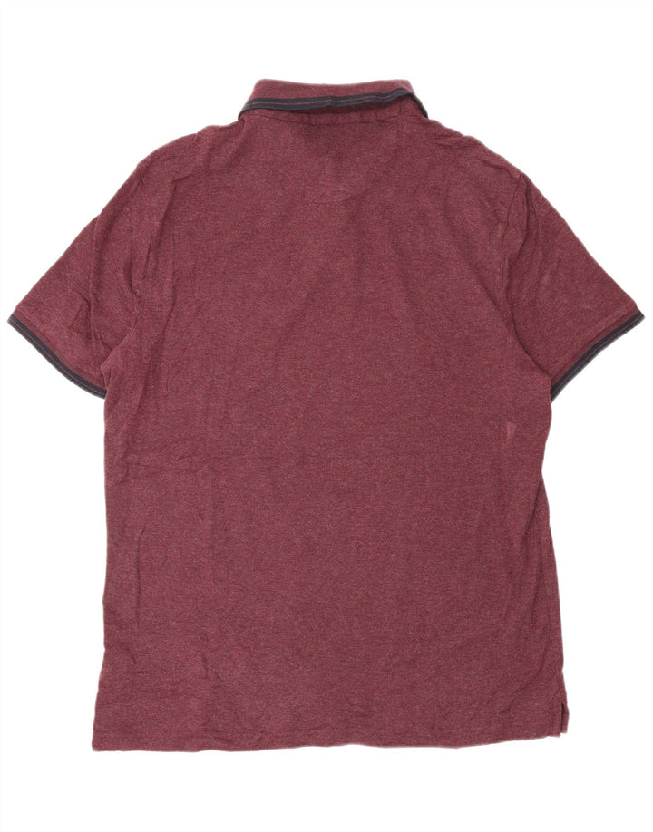 MICHAEL KORS Polo para hombre de algodón burdeos medio