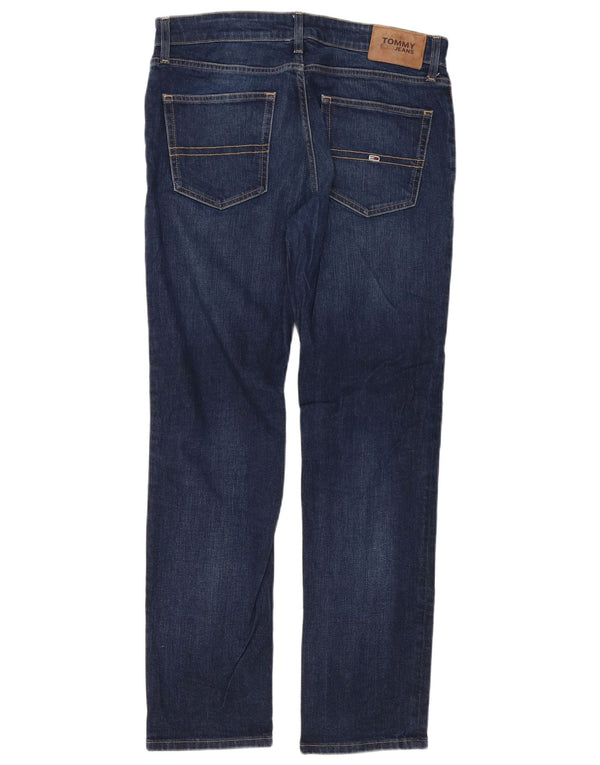 Tommy Hilfiger Vaqueros rectos Ryan para hombre W32 L32 Algodón azul marino