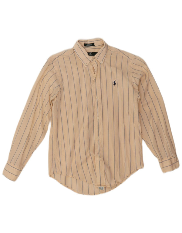 Polo Ralph Lauren Camisa Niño 11-12 Años Beige Algodón Rayas