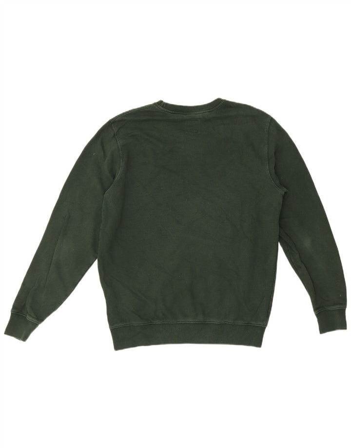 Vans Hombre Sudadera Gráfica Jersey Pequeño Algodón Verde