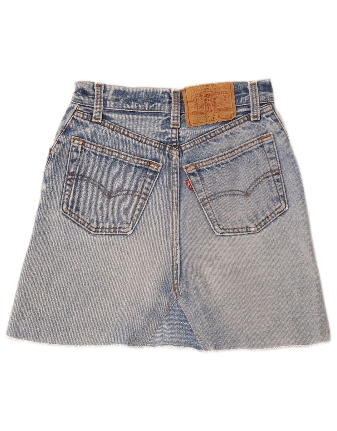 Levi's Minifalda vaquera de cintura alta para mujer US 3 XS W22 azul