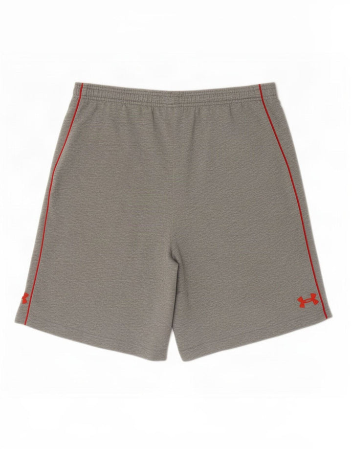 Under Armour Pantalones cortos deportivos para hombre poliéster gris grande