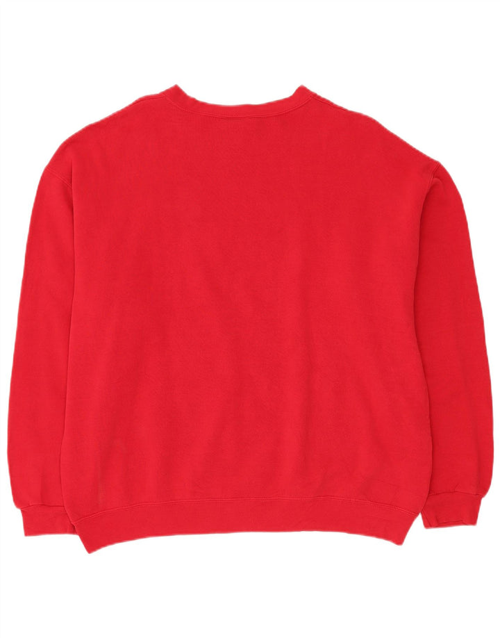 LEE Sudadera Hombre Jumper XL Algodón Rojo