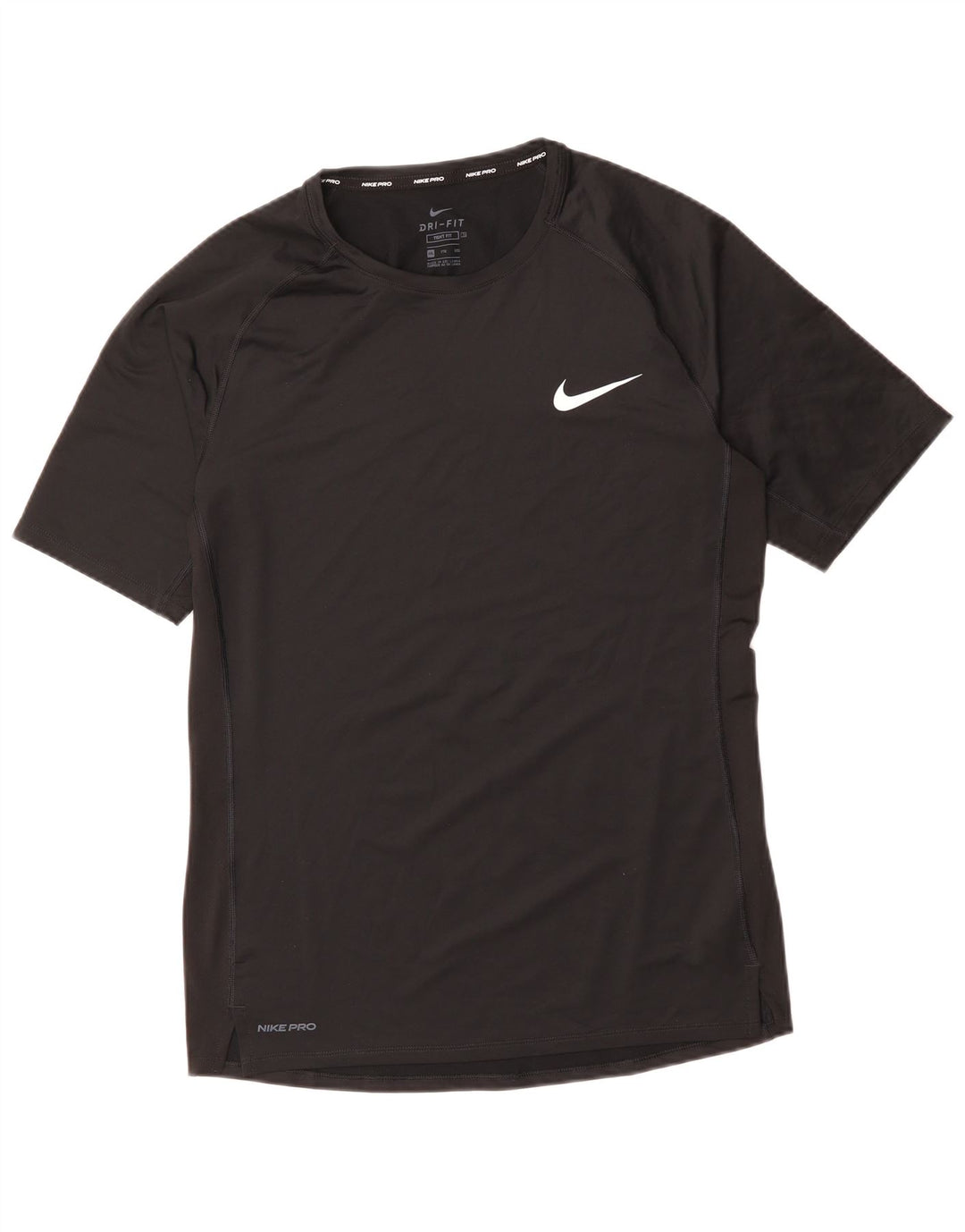 NIKE Camiseta ajustada para hombre 2XL Poliéster negro