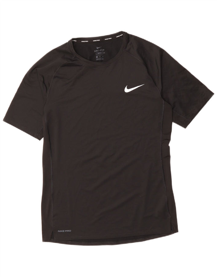 NIKE Camiseta ajustada para hombre 2XL Poliéster negro