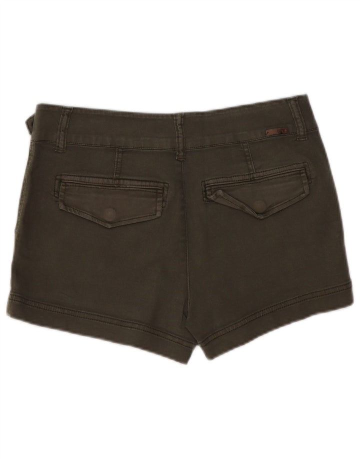 BKE Pantalones cortos vaqueros para mujer W27 Small Khaki Cotton