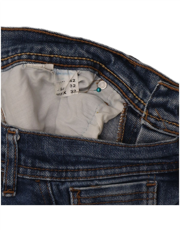 Zara Mens Slim Jeans EU 42 Grande W32 L30 Azul