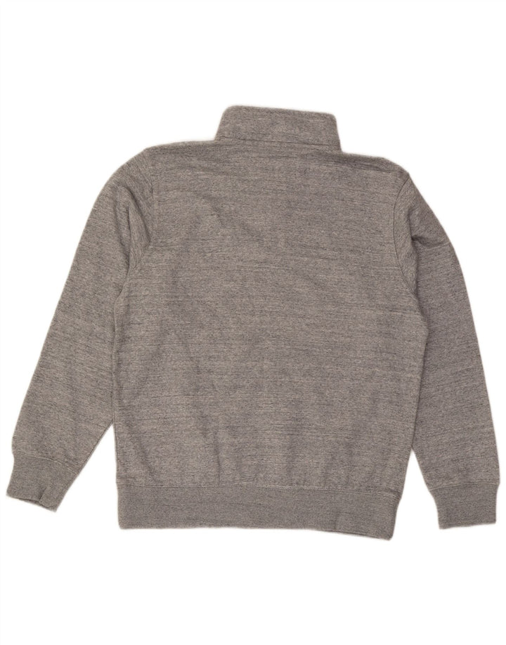 Jack Wills Sudadera De Corte Clásico Con Cuello Con Cremallera Para Hombre Grande Gris Moteado