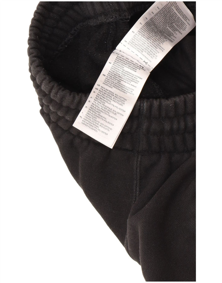 Adidas - Pantalones cortos deportivos para hombre, algodón negro mediano
