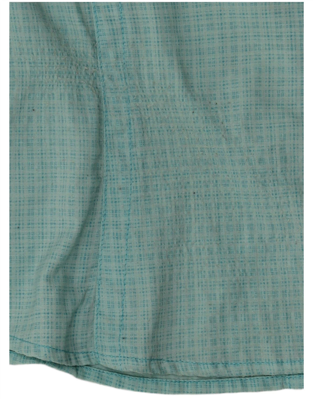 THE NORTH FACE Camisa de manga corta para mujer UK 44 Medium Turquoise Check