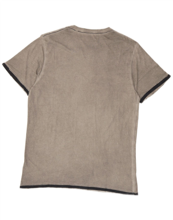 Guess Camiseta Hombre Top Grande Gris Algodón