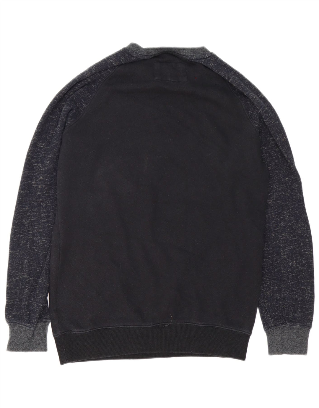 Hurley Hombre Sudadera Jumper Small Azul Marino Moteado Algodón