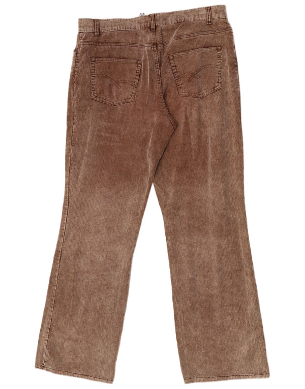 Fishbone Pantalones Rectos De Pana Para Hombre XL W36 L34 Algodón Marrón