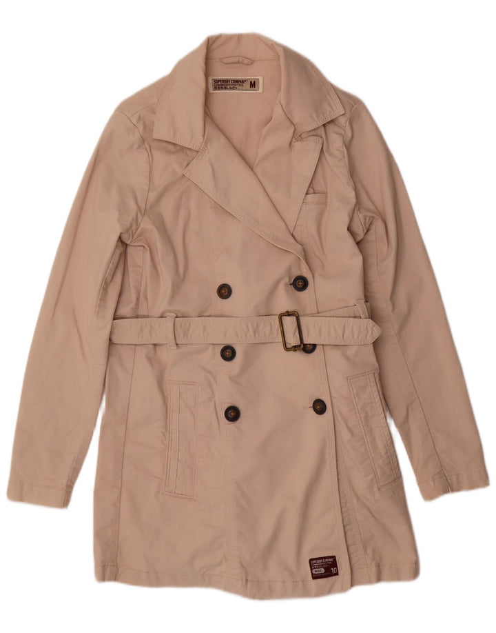 Gabardina Superdry para mujer Reino Unido 44 Algodón beige medio