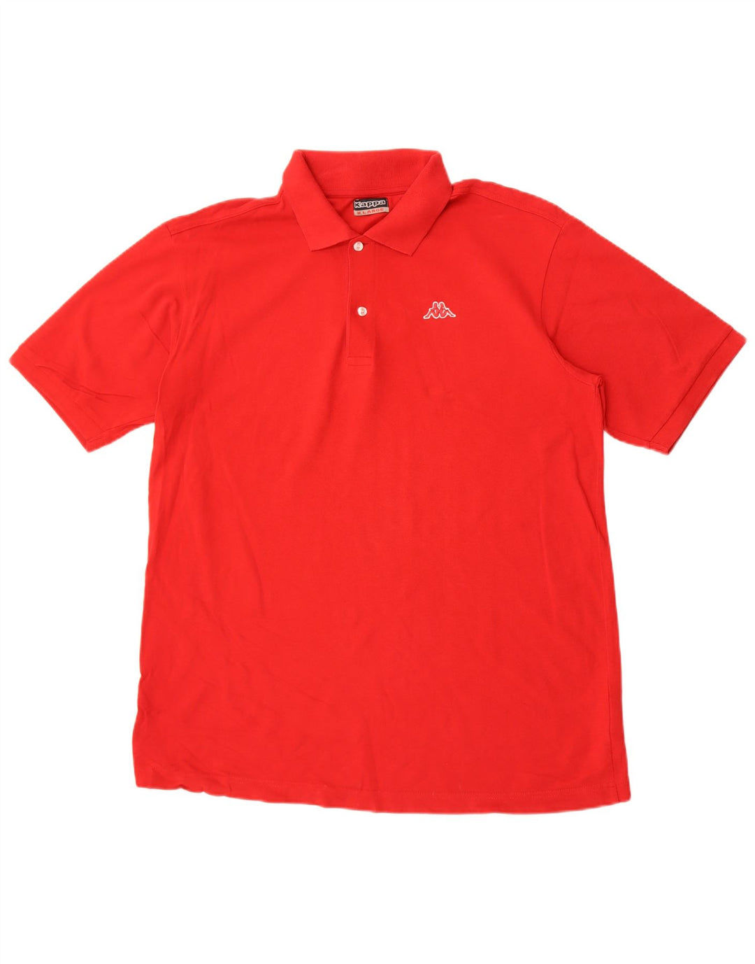 Kappa Polo Hombre XL Algodón Rojo