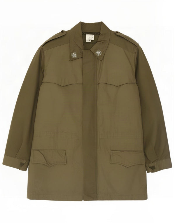 Chaqueta militar vintage para hombre IT 52 XL Algodón verde