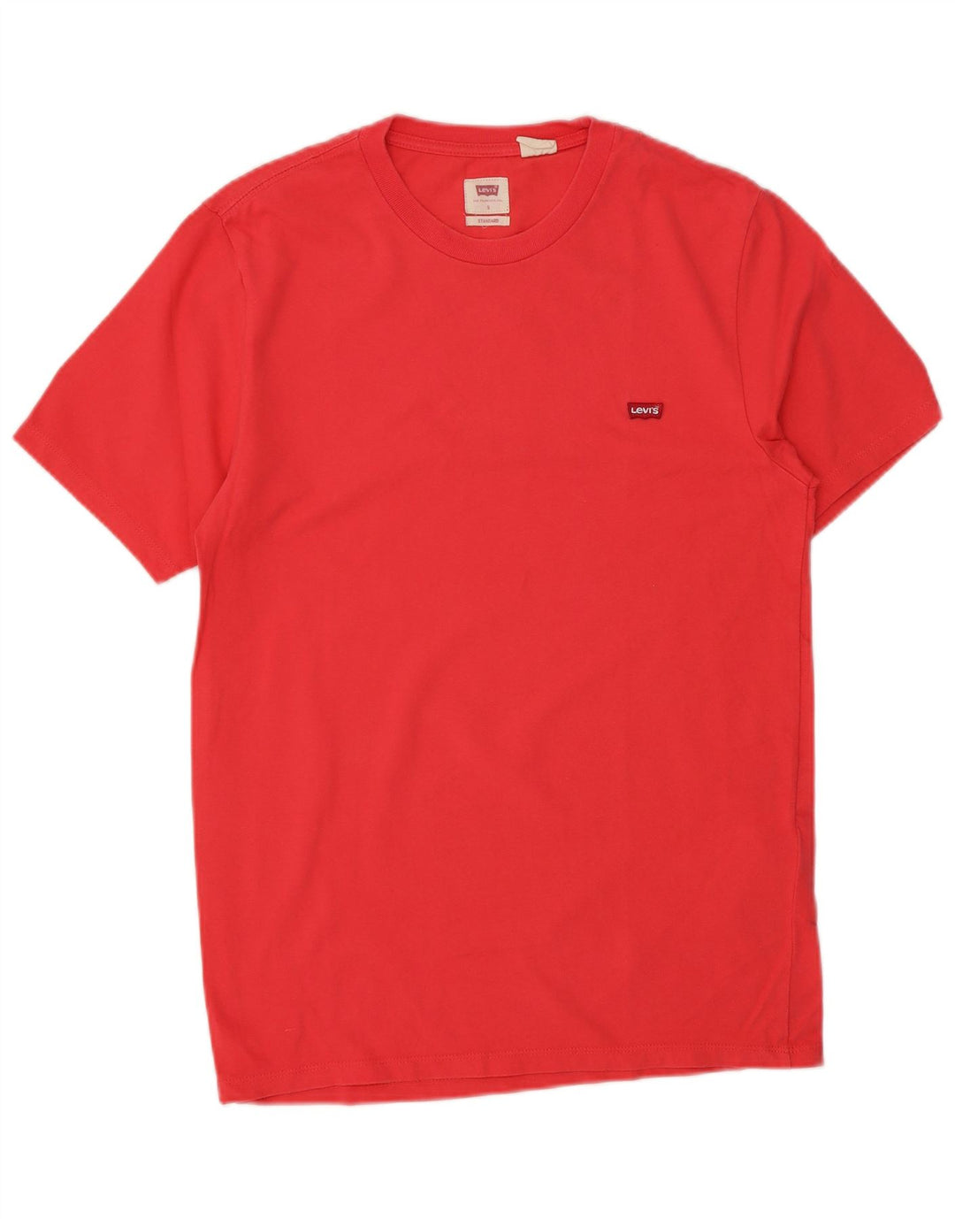 LEVI'S Camiseta estándar para hombre Top Small Red Cotton